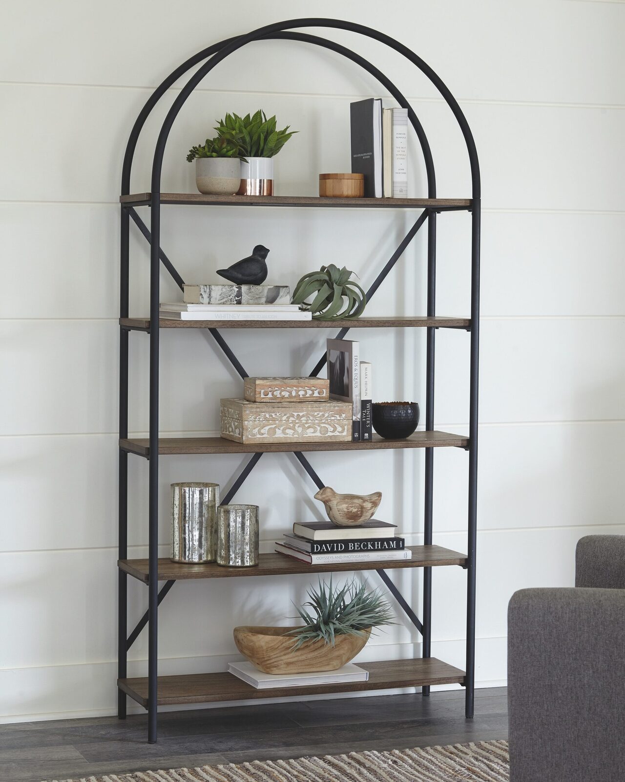 Galtbury - Bookcase - Brown / Black - Image 2