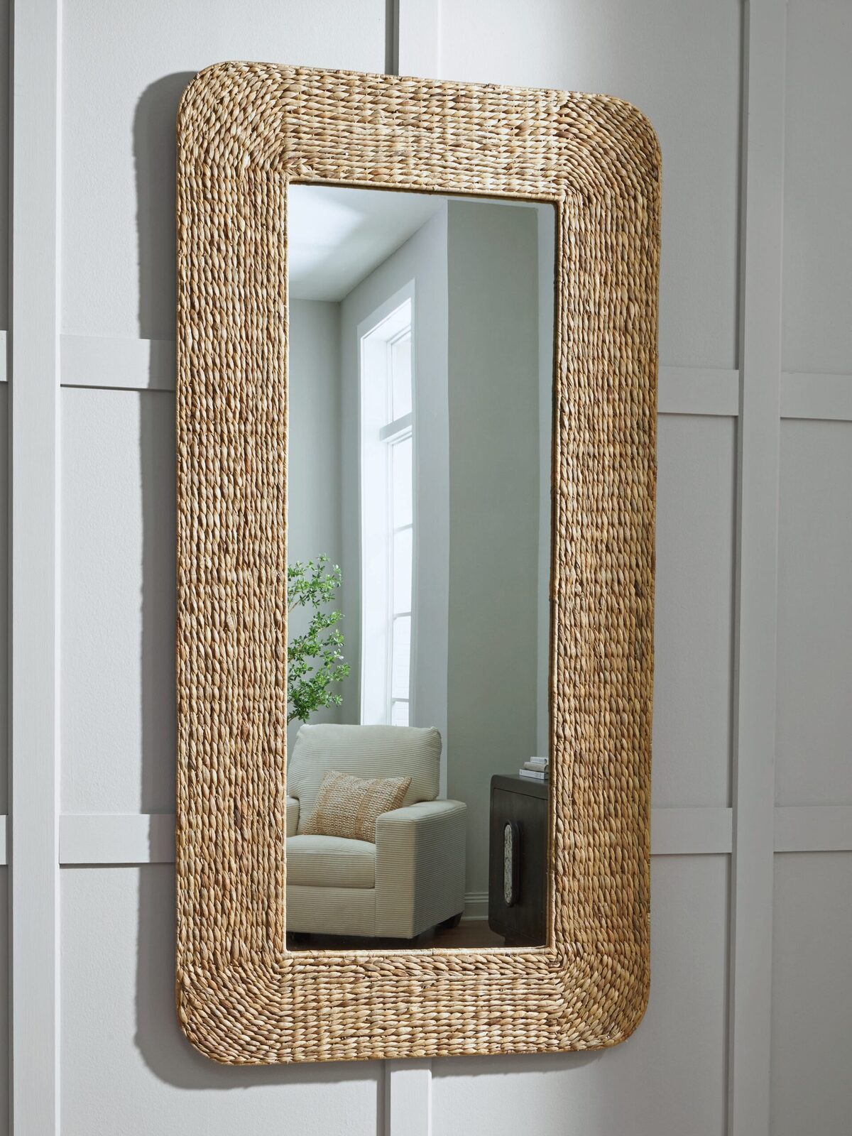 Norigan - Floor Mirror - Natural - Image 2