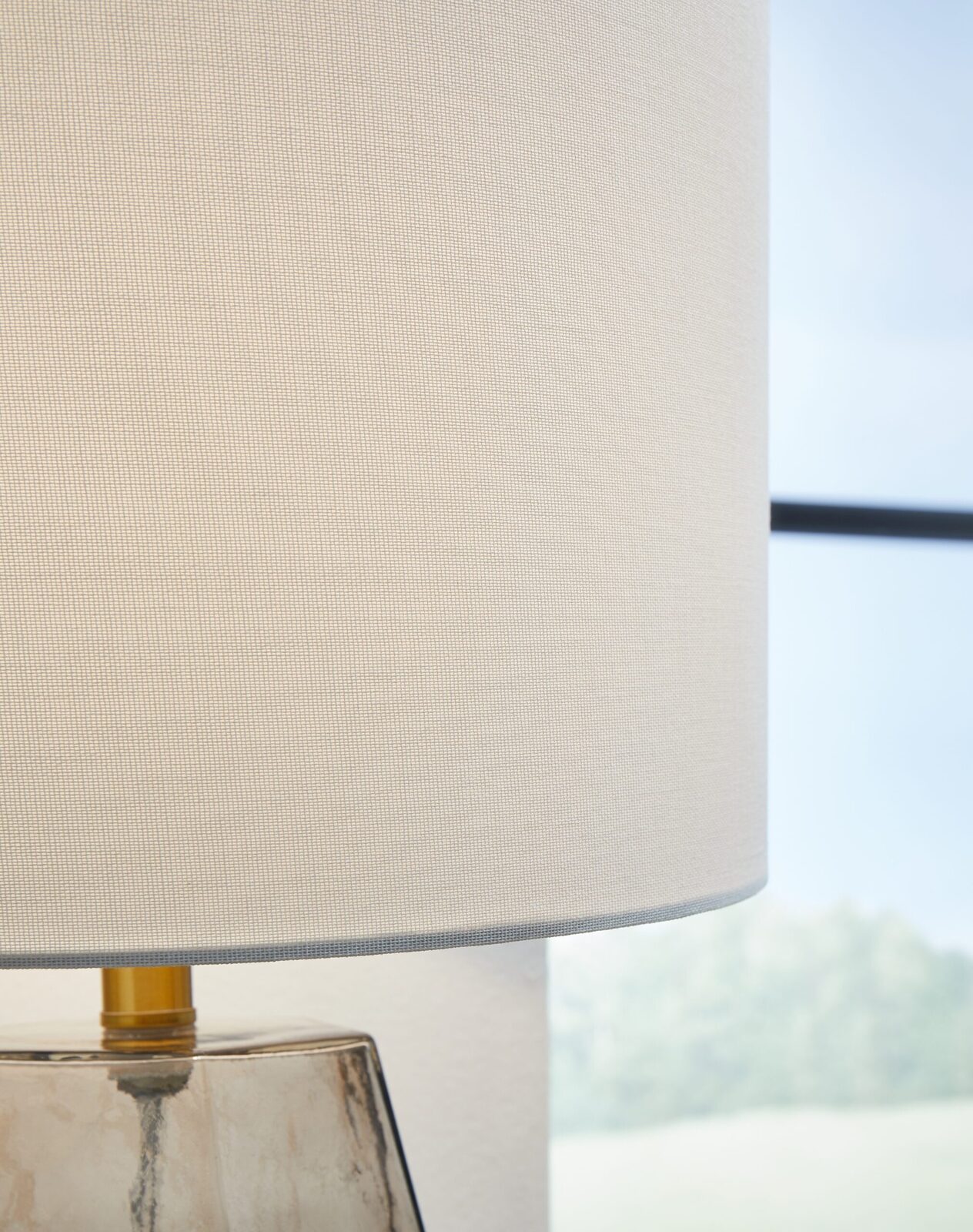 Taylow - Glass Table Lamp - Gray - Image 3