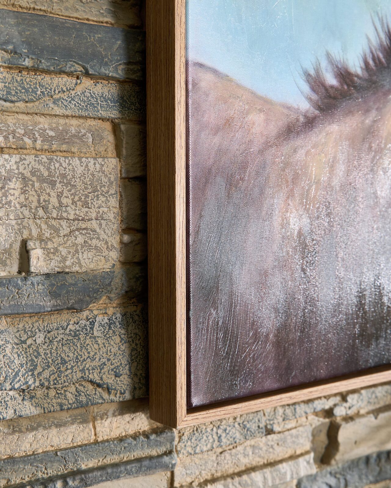 Landerton - Wall Art - Brown / Blue / White - Image 5