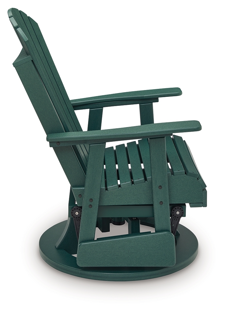 Shell Beach - Swivel Glider Chair - Green - Image 5