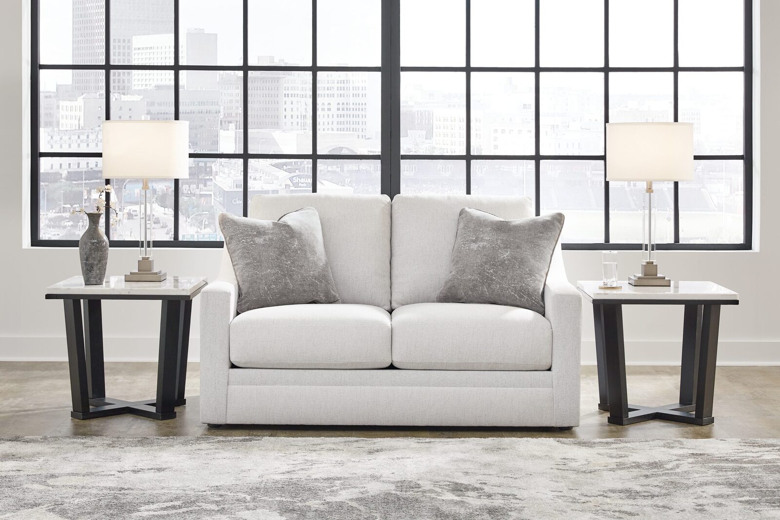 Maitelynn - Loveseat - Chalk - Image 2