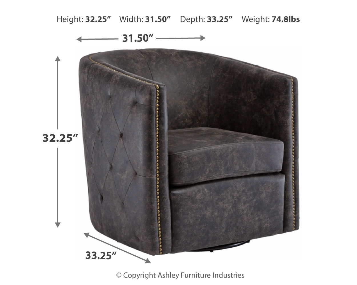 Brentlow - Swivel Accent Chair - Image 5