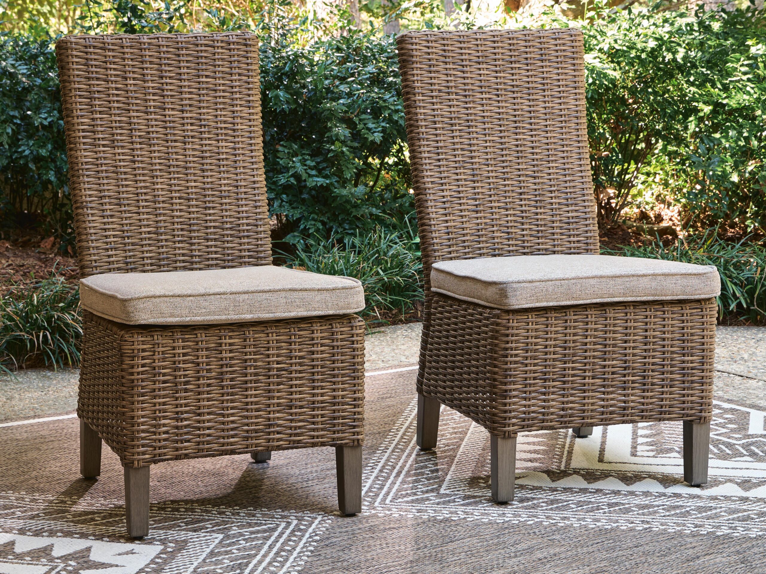 Laguna Heights - Side Chair With Cushion (Set of 2) - Beige - Image 2