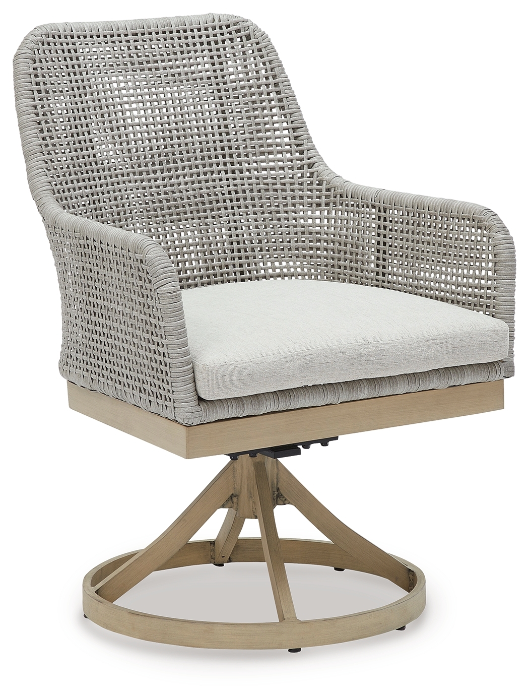 Seton Creek - Swivel Chair With Cushion (Set of 2) - Gray - Image 3