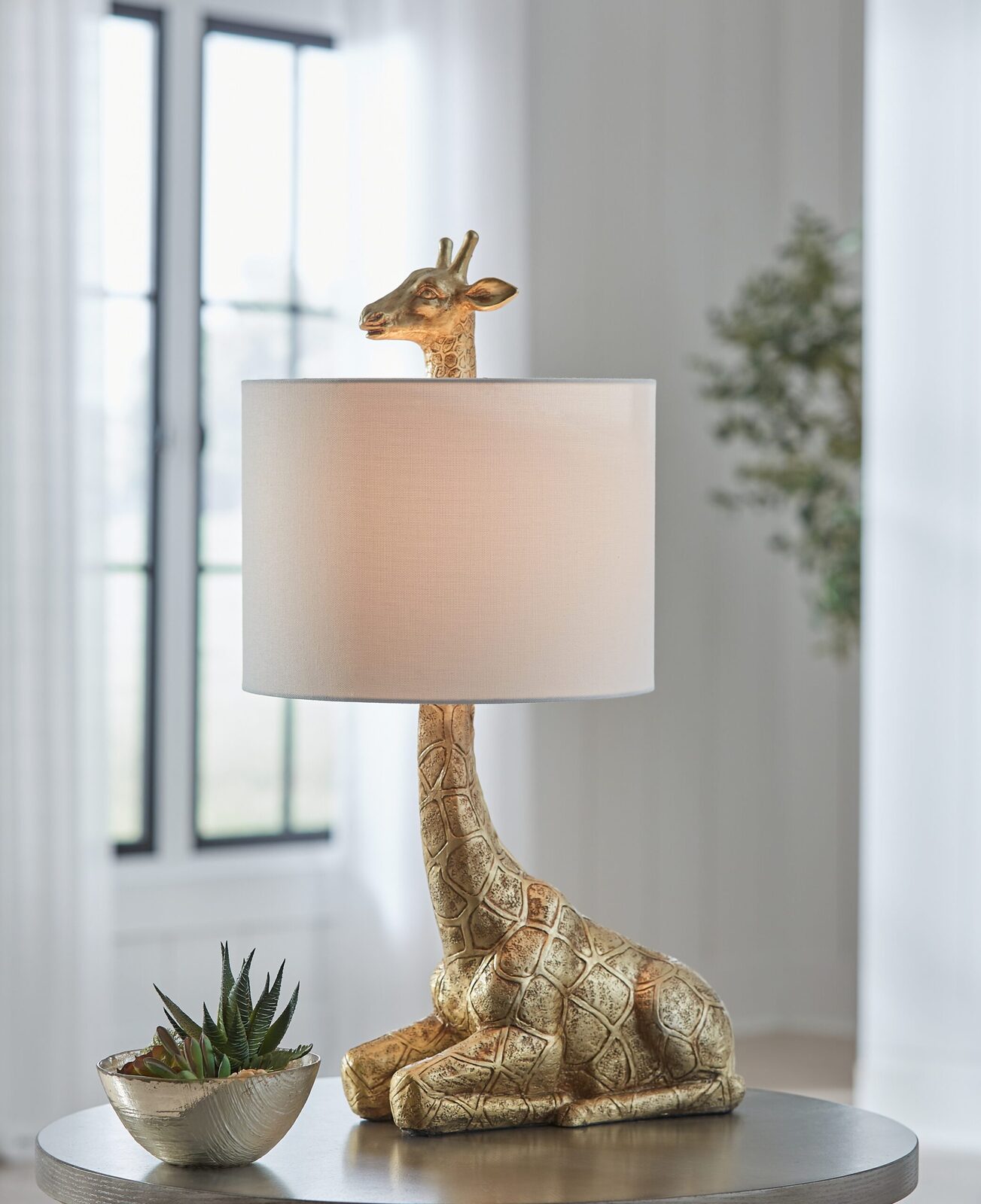Ferrison - Poly Table Lamp - Gold Finish - Image 2