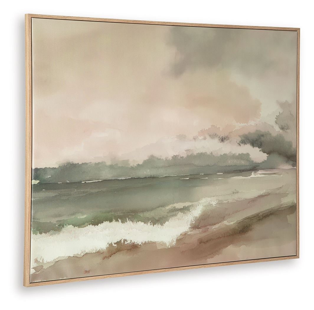 Vallus - Wall Art - Blush / Green / Gray - Image 3