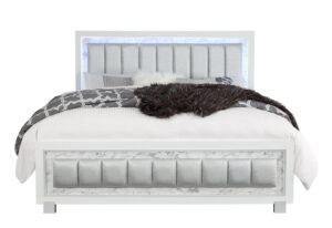 Santorini - Bed Footboard & Slats - White