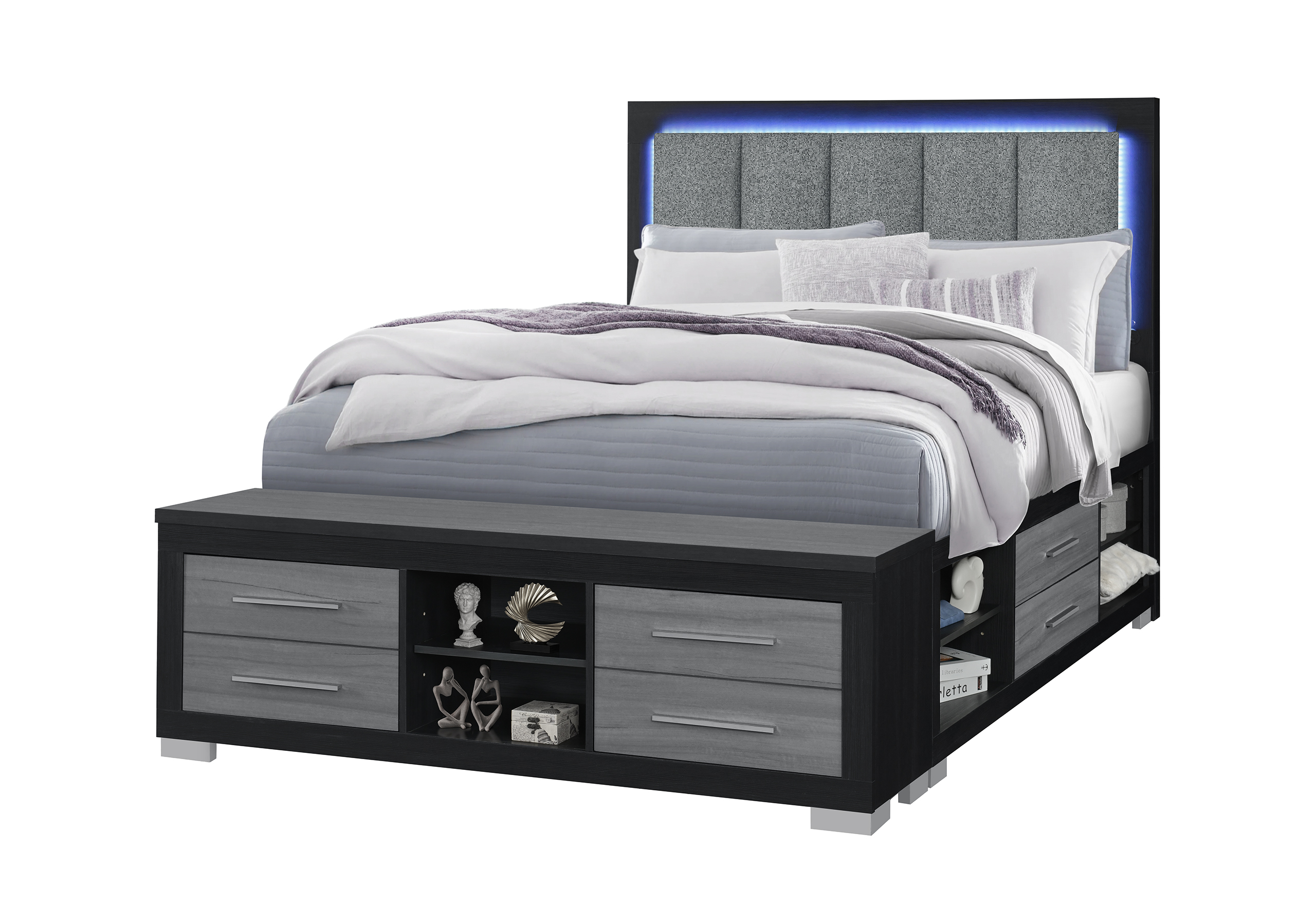 Emma - Bed With LED And USB - Image 6