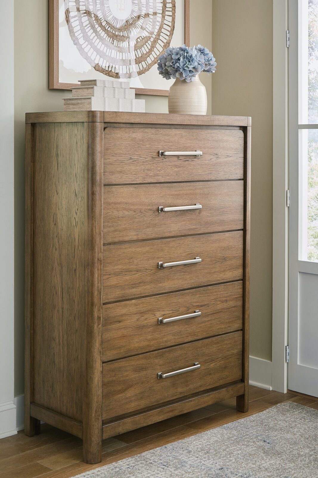 Cabalynn - Five Drawer Chest - Light Brown - Image 2