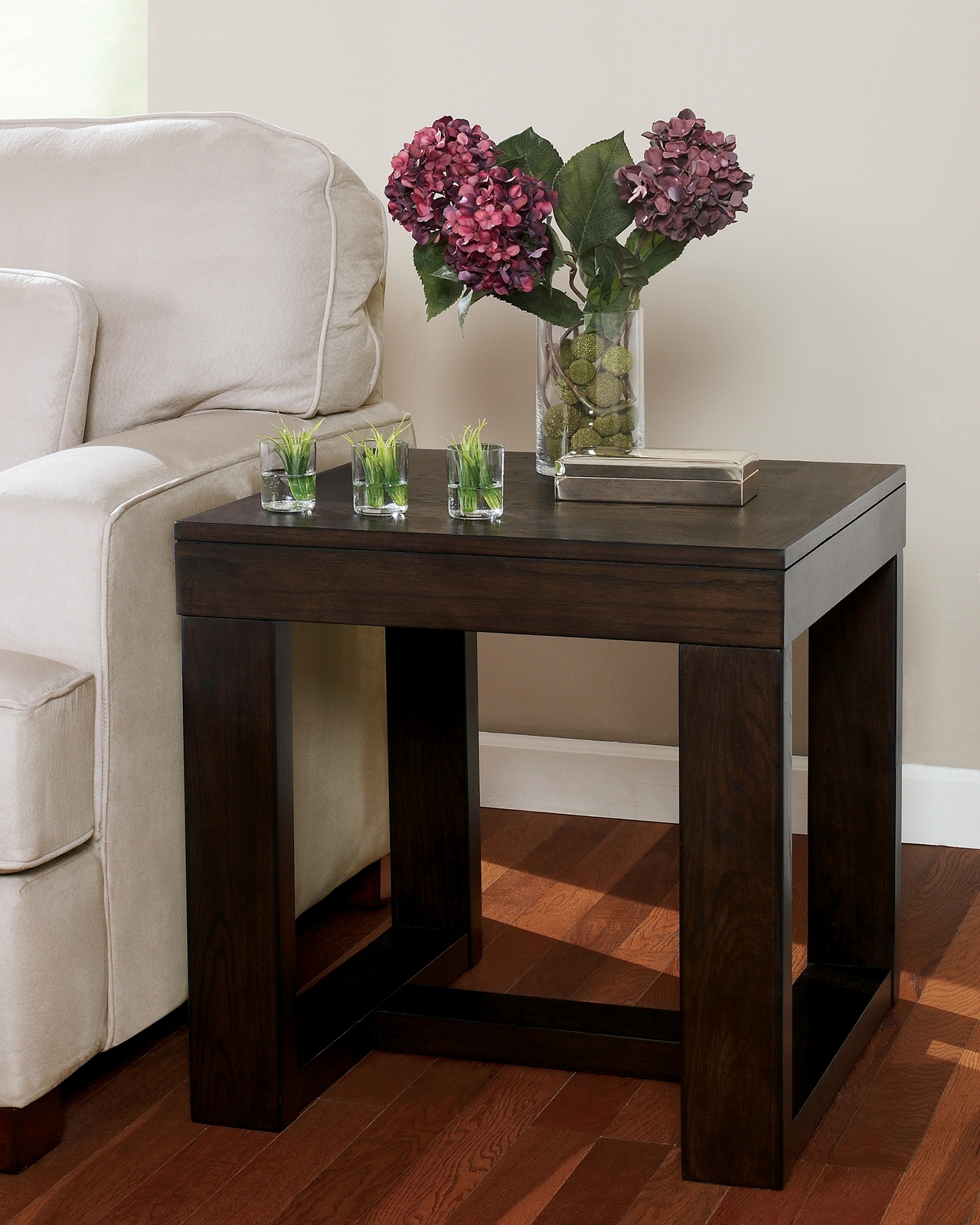 Watson - Square End Table - Dark Brown - Image 7