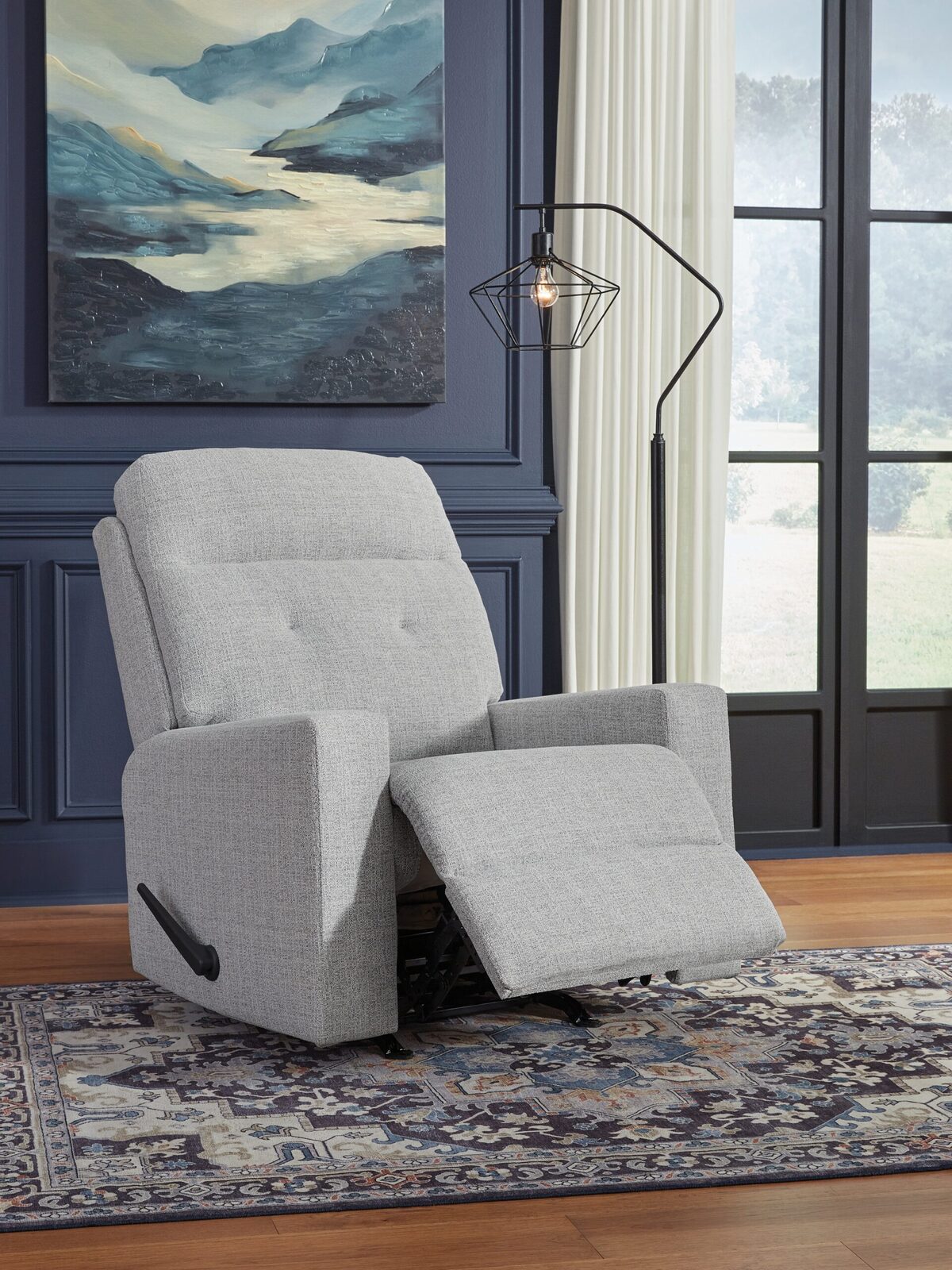 Skillins - Rocker Recliner - Stone - Image 6