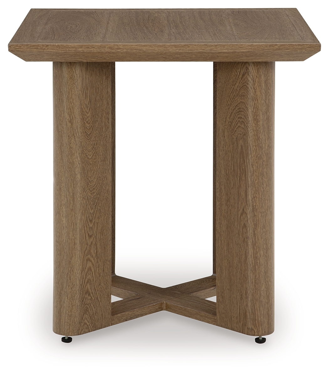 Serene Bay - Square End Table - Dark Brown - Image 3