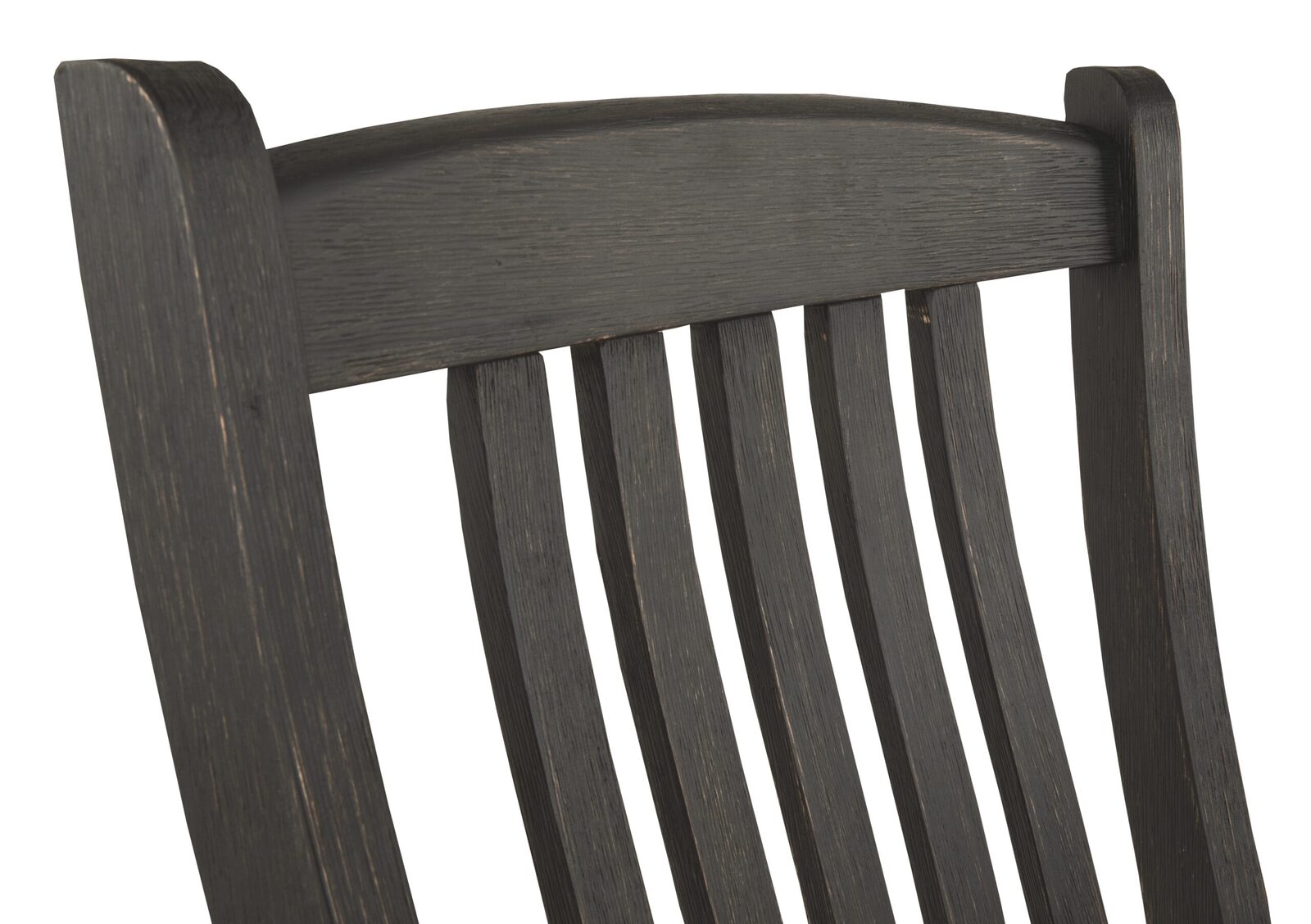 Tyler Creek - Dining UPH Side Chair (Set of 2) - Slatback - Black / Grayish Brown - Image 9
