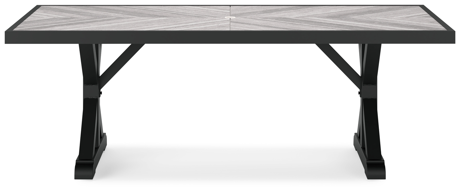 Beachcroft - Rect Dining Table W/Umb Opt - Image 5