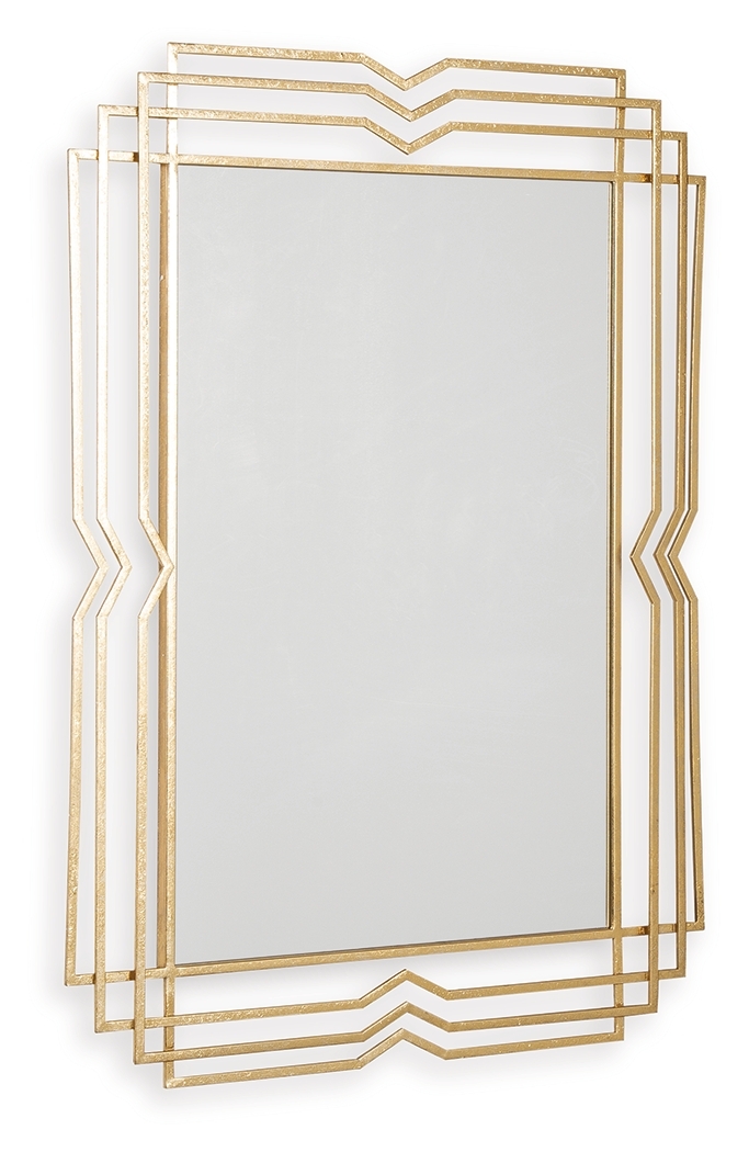 Claybrook - Accent Mirror - Gold Finish - Image 3