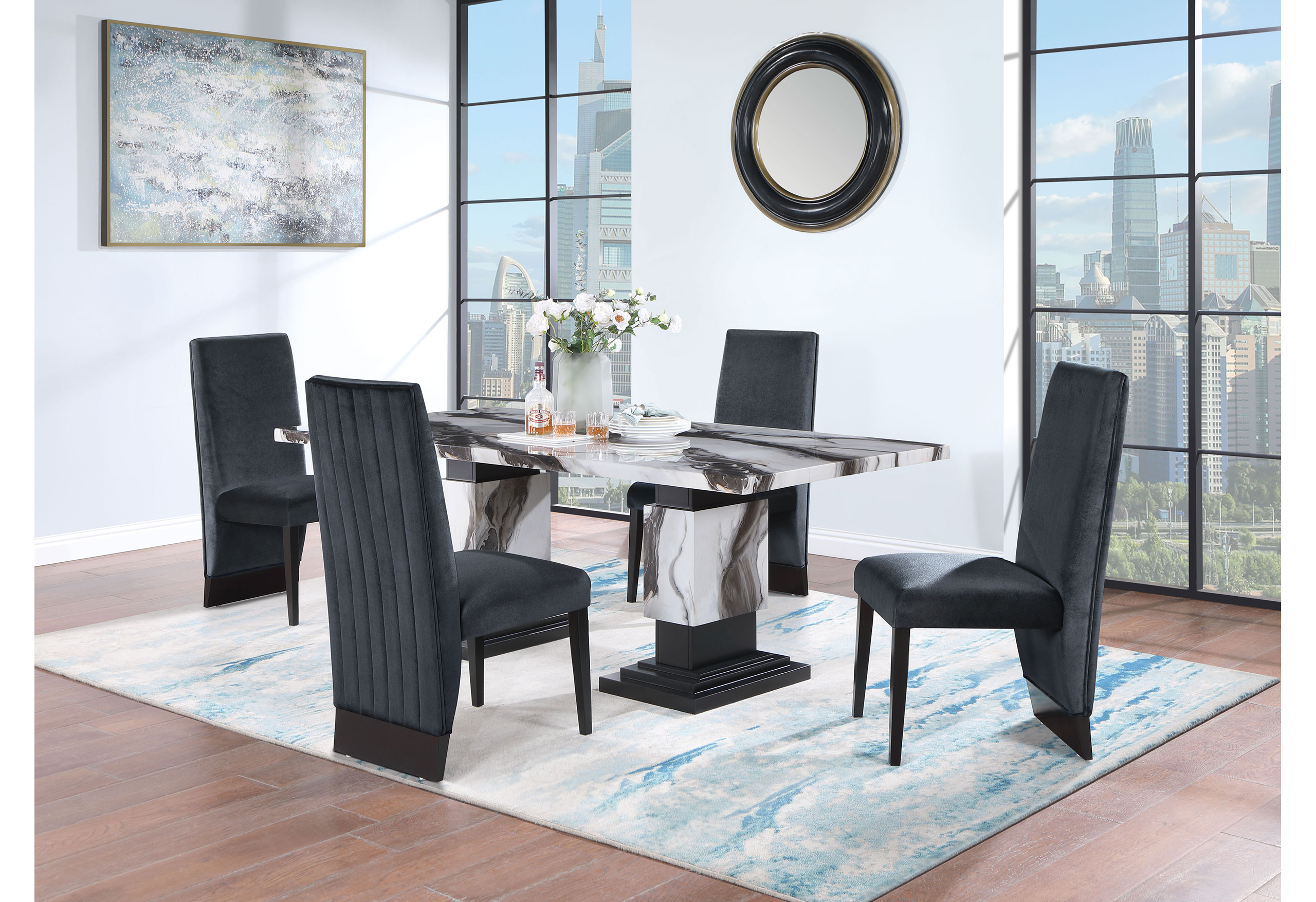 D12 - Dining Table / Top - White - Image 3