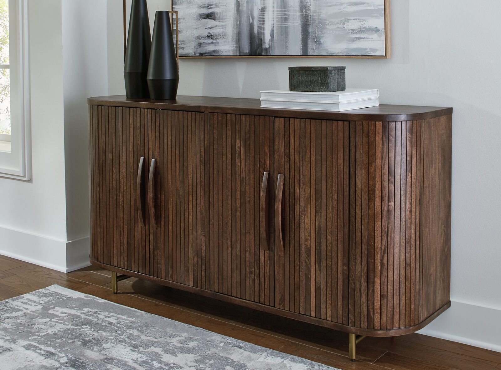 Amickly - Accent Cabinet - Dark Brown - Image 2