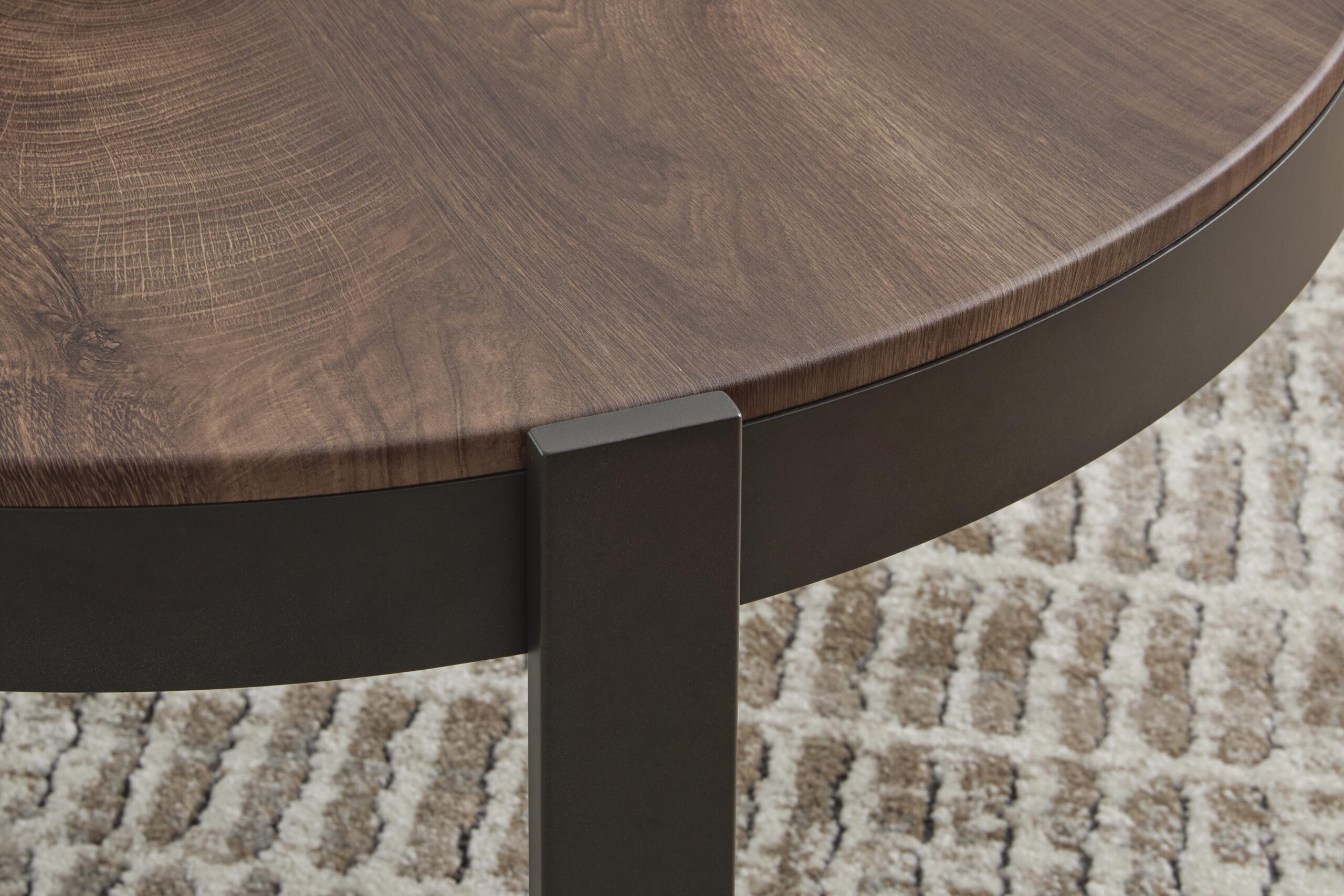 Horizon Hills - Occasional Table Set (Set of 3) - Brown / Black - Image 5