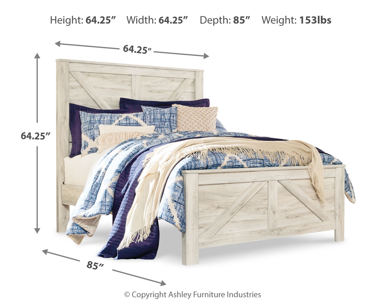 Bellaby - Crossbuck Panel Bed - Image 5