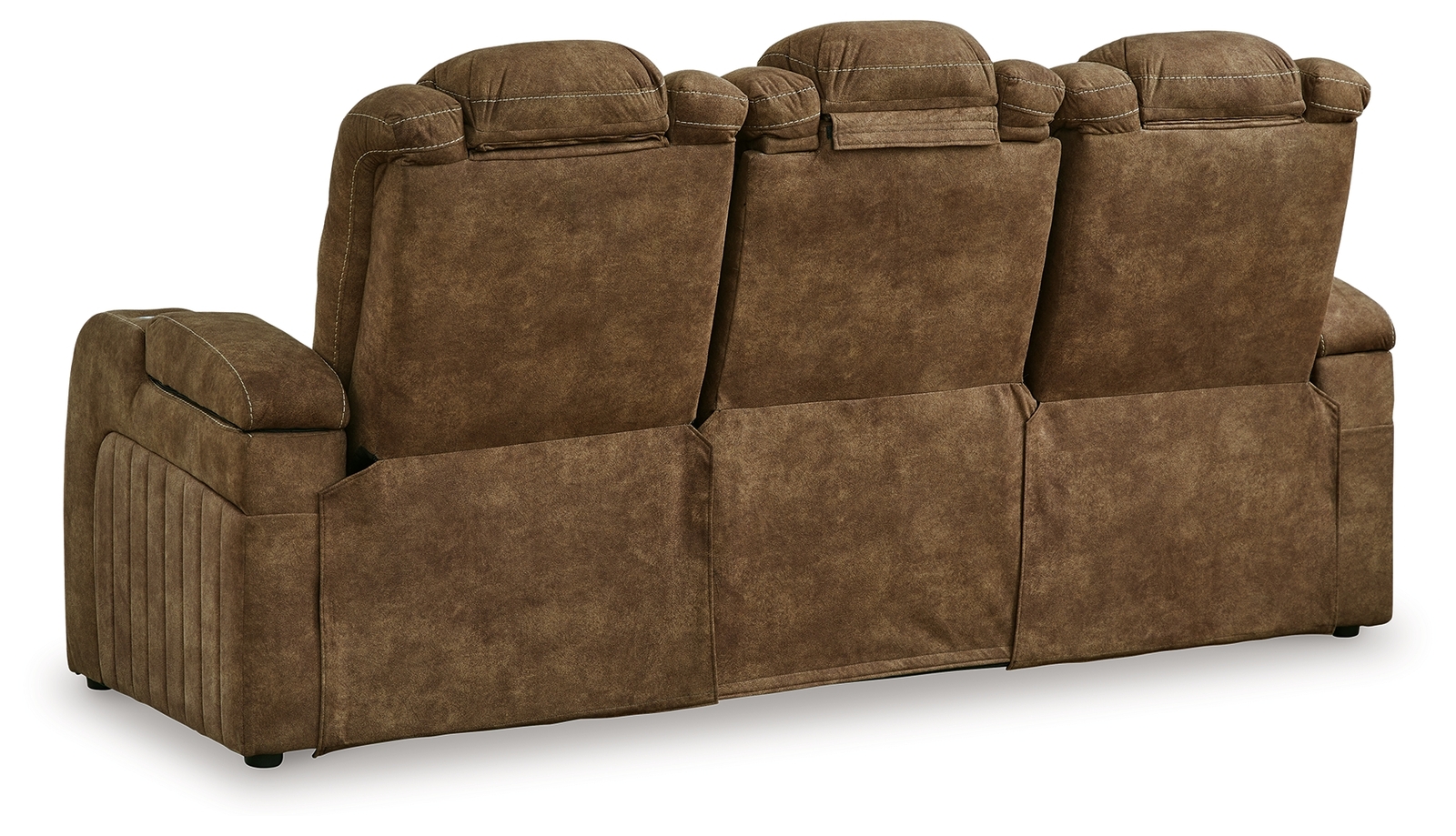 Wolfridge - Power Reclining Sofa With Adj Headrest - Brindle - Image 7