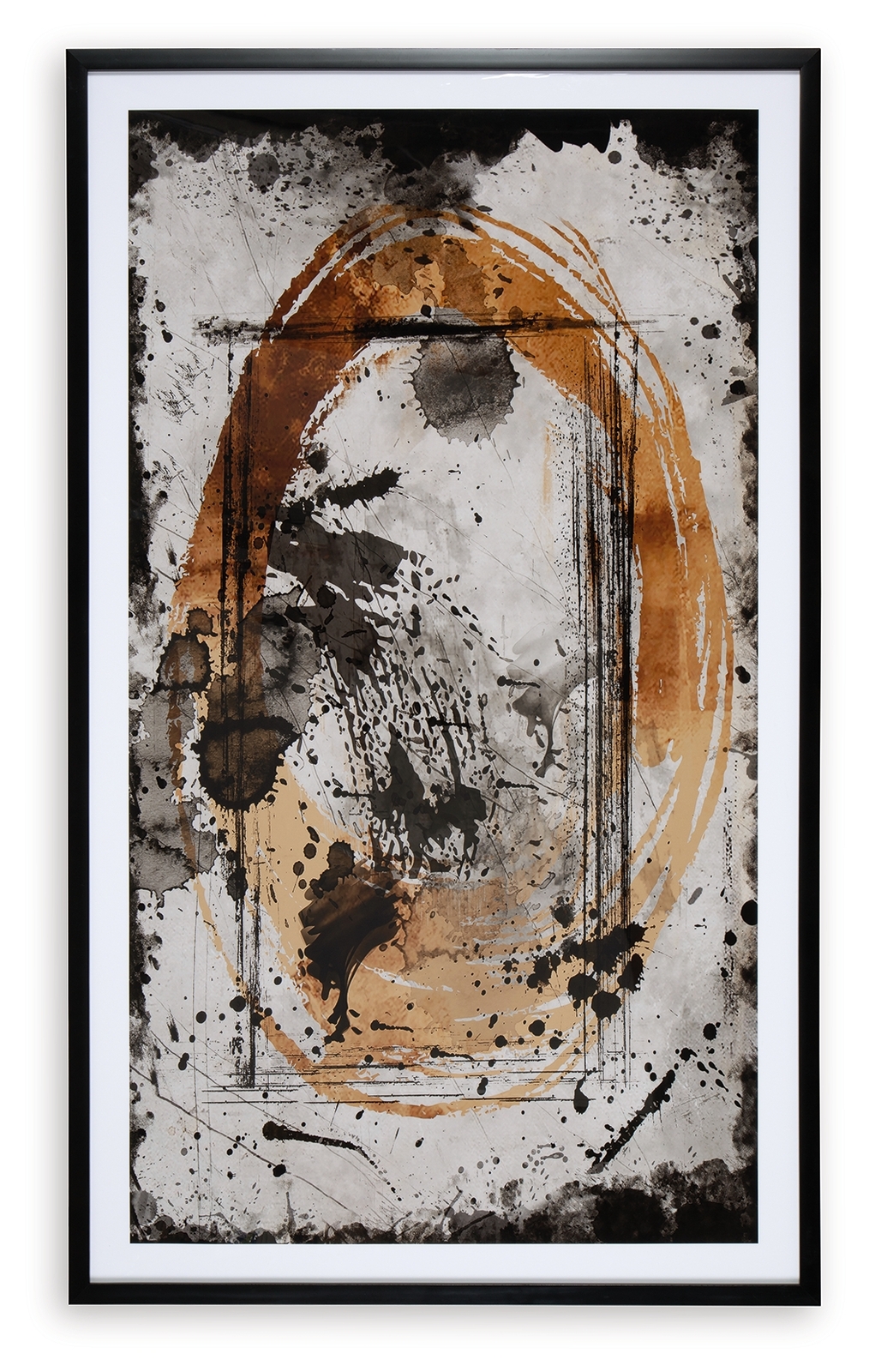 Clefting - Wall Art - Black / Caramel / Tan - Image 4