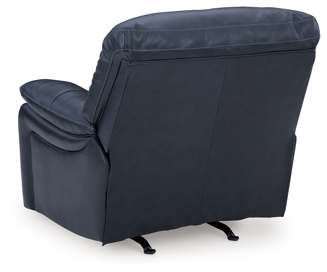 Leesworth - 3 Pc. - Power Reclining Sofa, Power Reclining Loveseat, Power Rocker Recliner - Ocean - Image 14