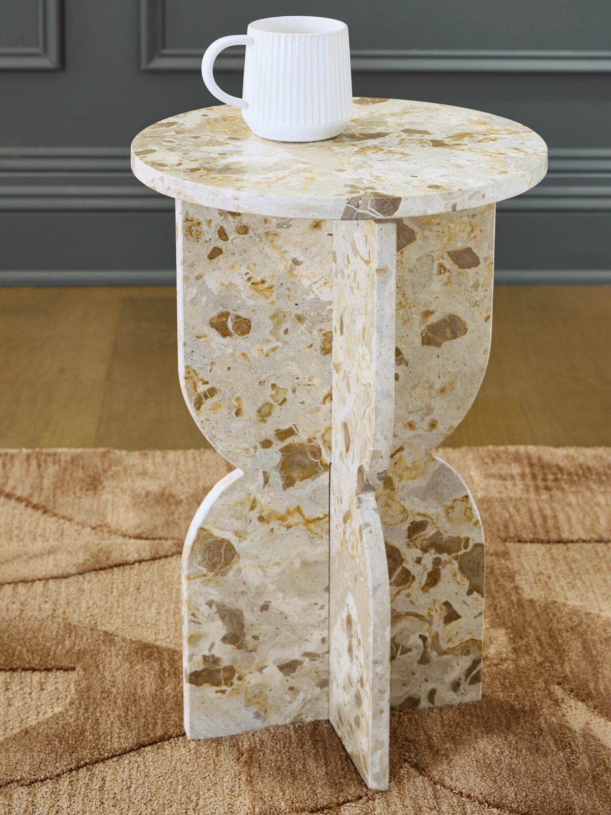 Treygan - Accent Table - Beige - Image 2