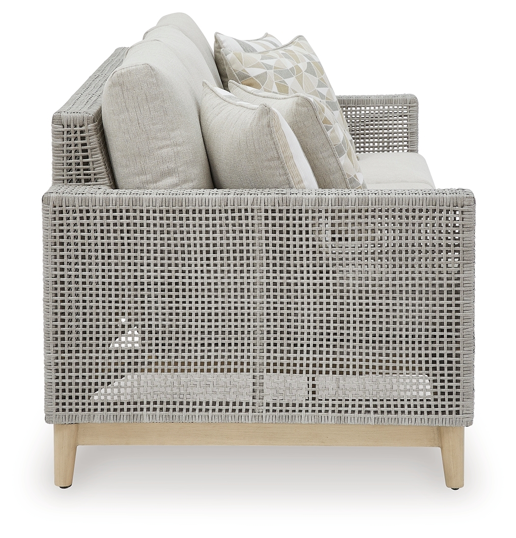 Seton Creek - 4 Pc. - Lounge Set - Gray - Image 4