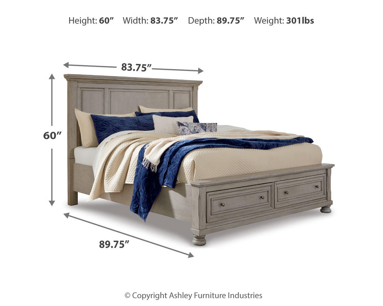 Lettner - Panel Storage Bed - Image 7