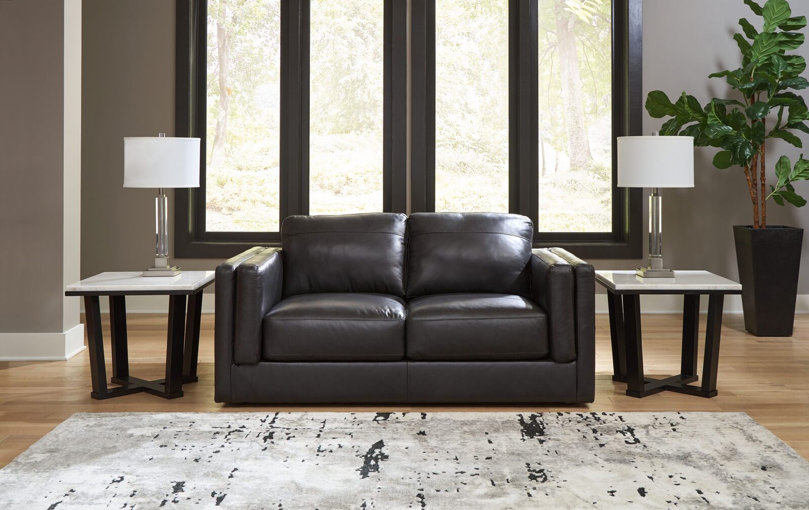 Amiata - Loveseat - Onyx - Image 2