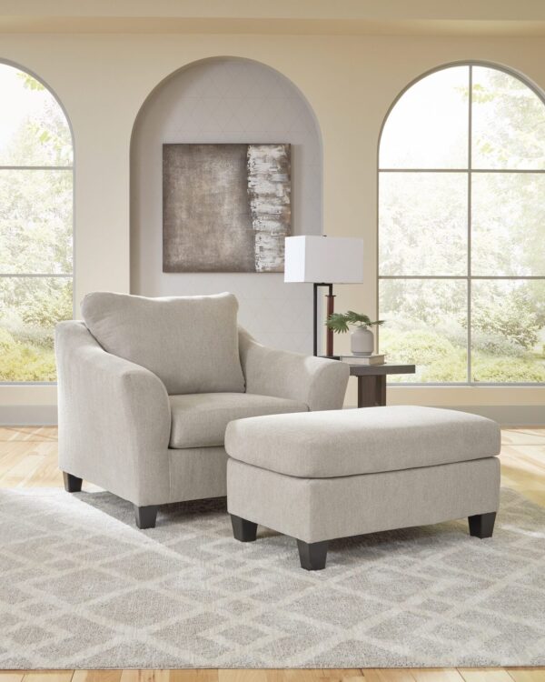 Willarae - 2 Pc. - Chair And A Half, Ottoman - Taupe