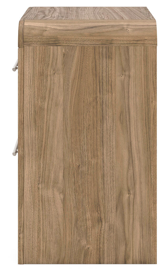 Gramburg - Two Drawer Night Stand - Warm Natural Brown - Image 8
