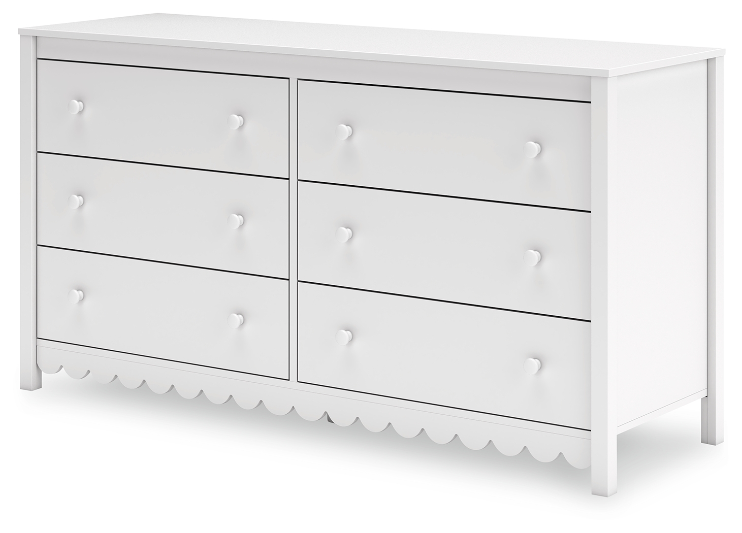 Hallityn - Six Drawer Dresser - White - Image 3