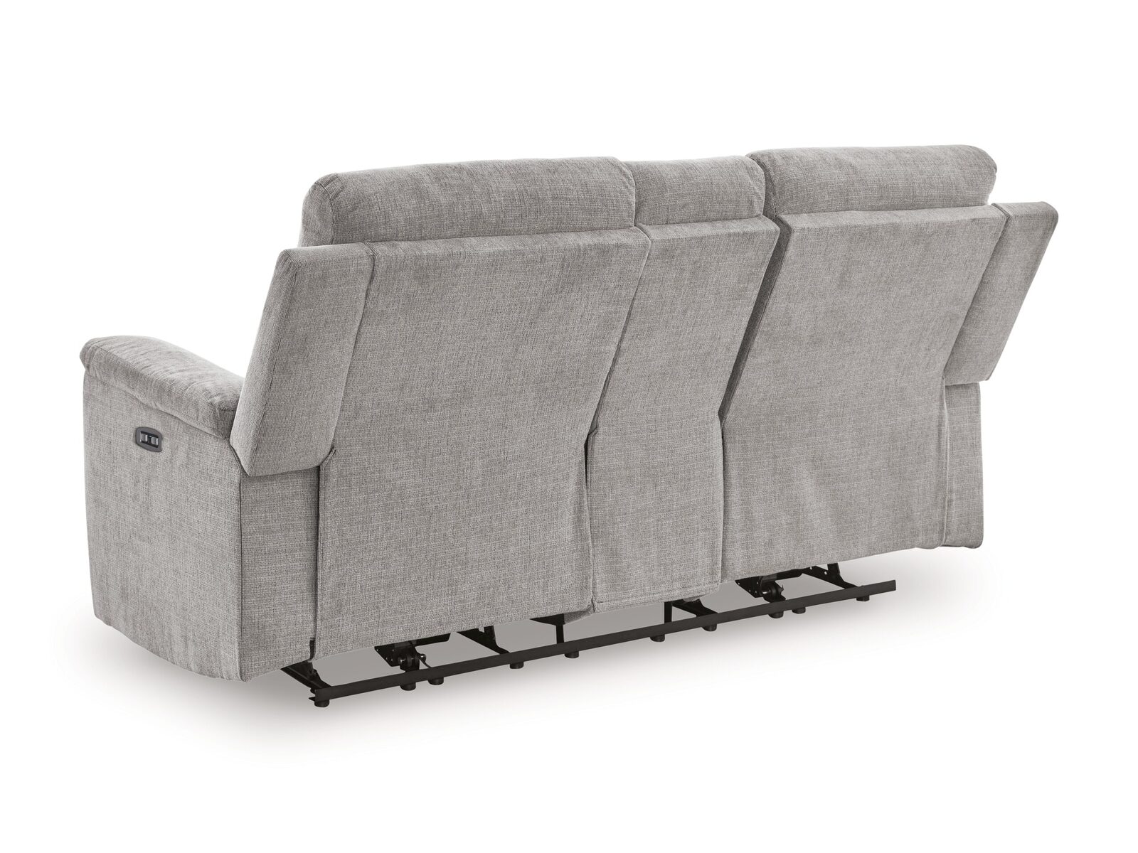 Barnsana - Dbl Power Reclining Loveseat With Console - Image 7