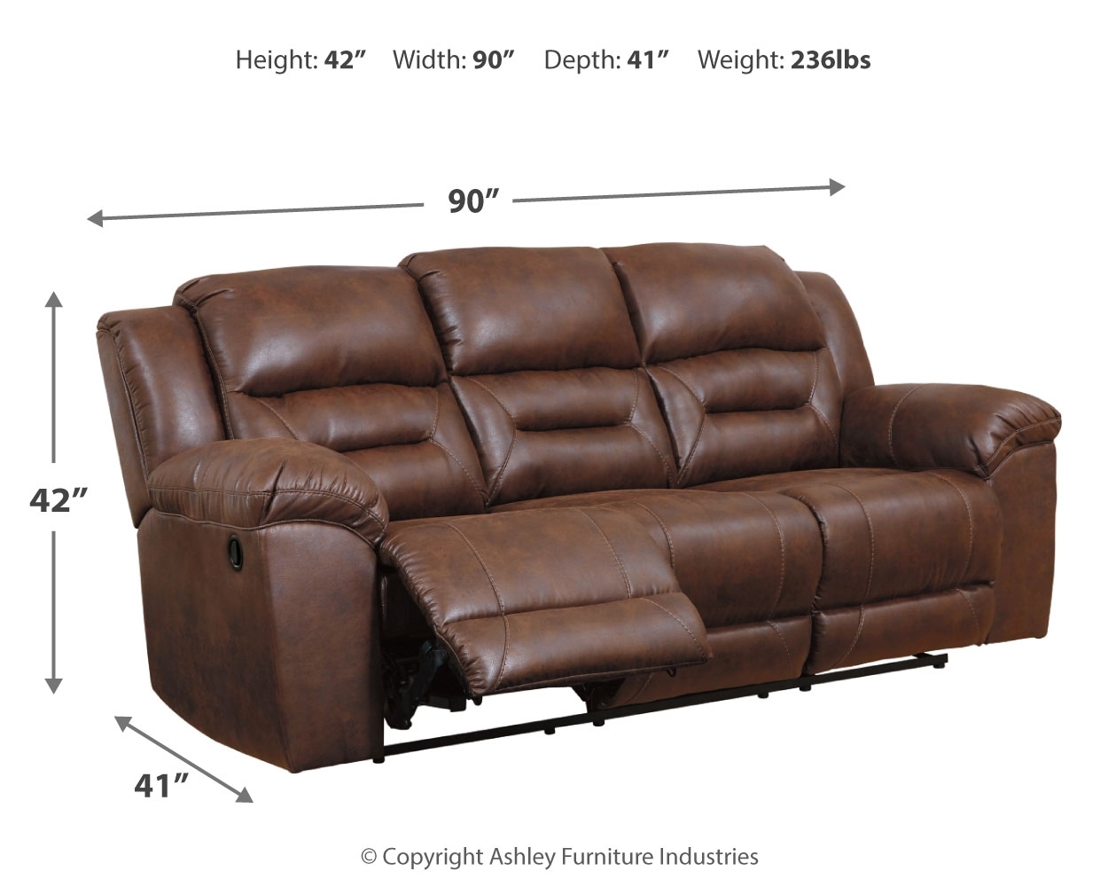 Stoneland - Reclining Sofa - Image 14