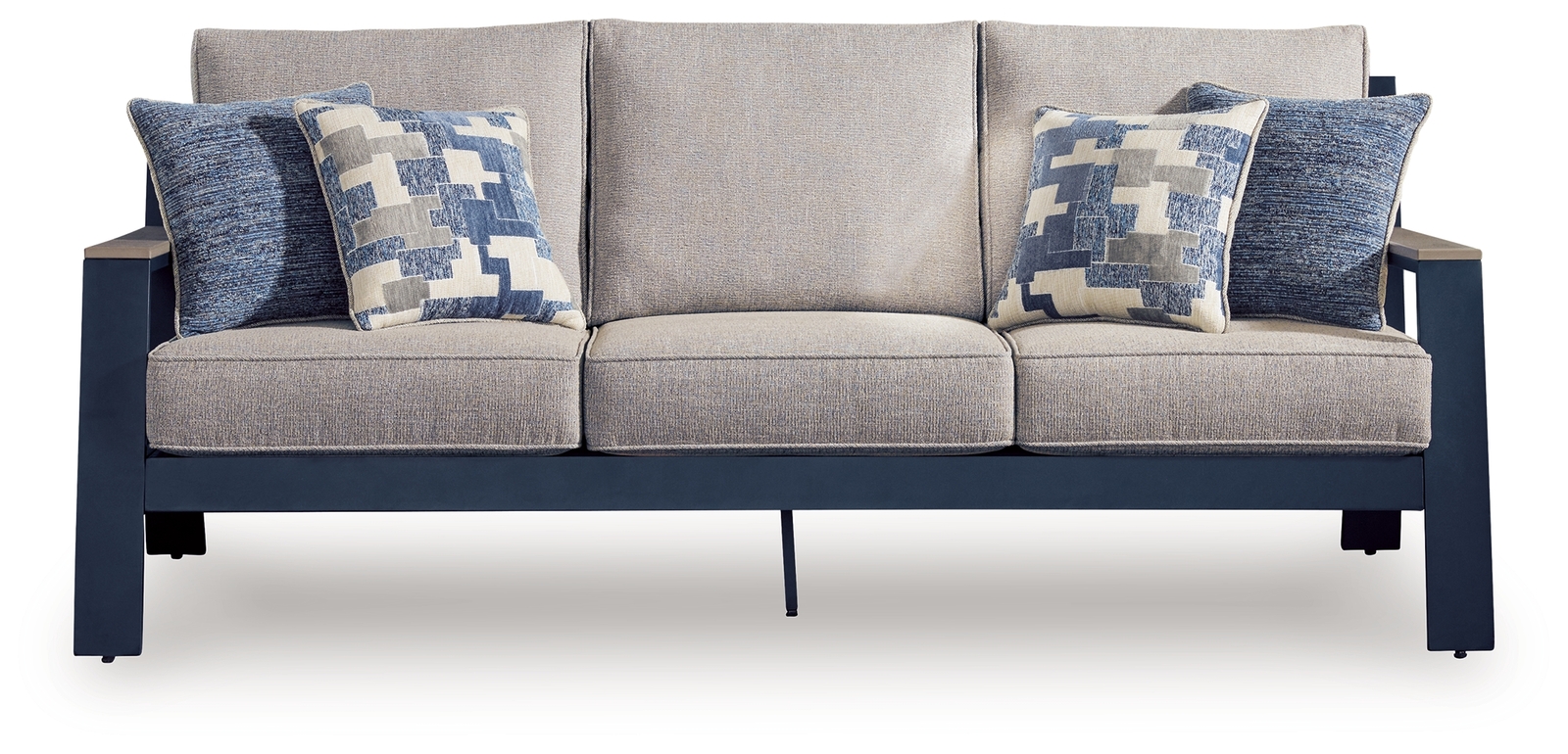 East Beach - Sofa With Cushion - Blue - Image 3
