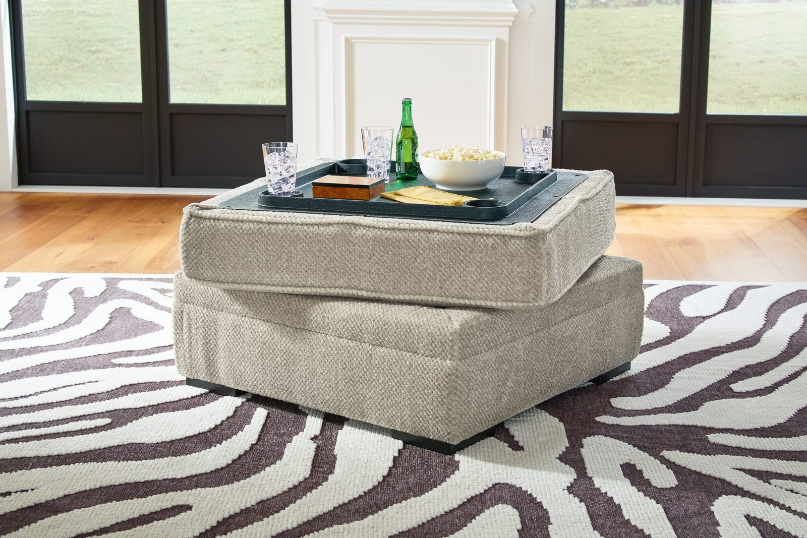 Calnita - Ottoman With Storage - Sisal - Image 6