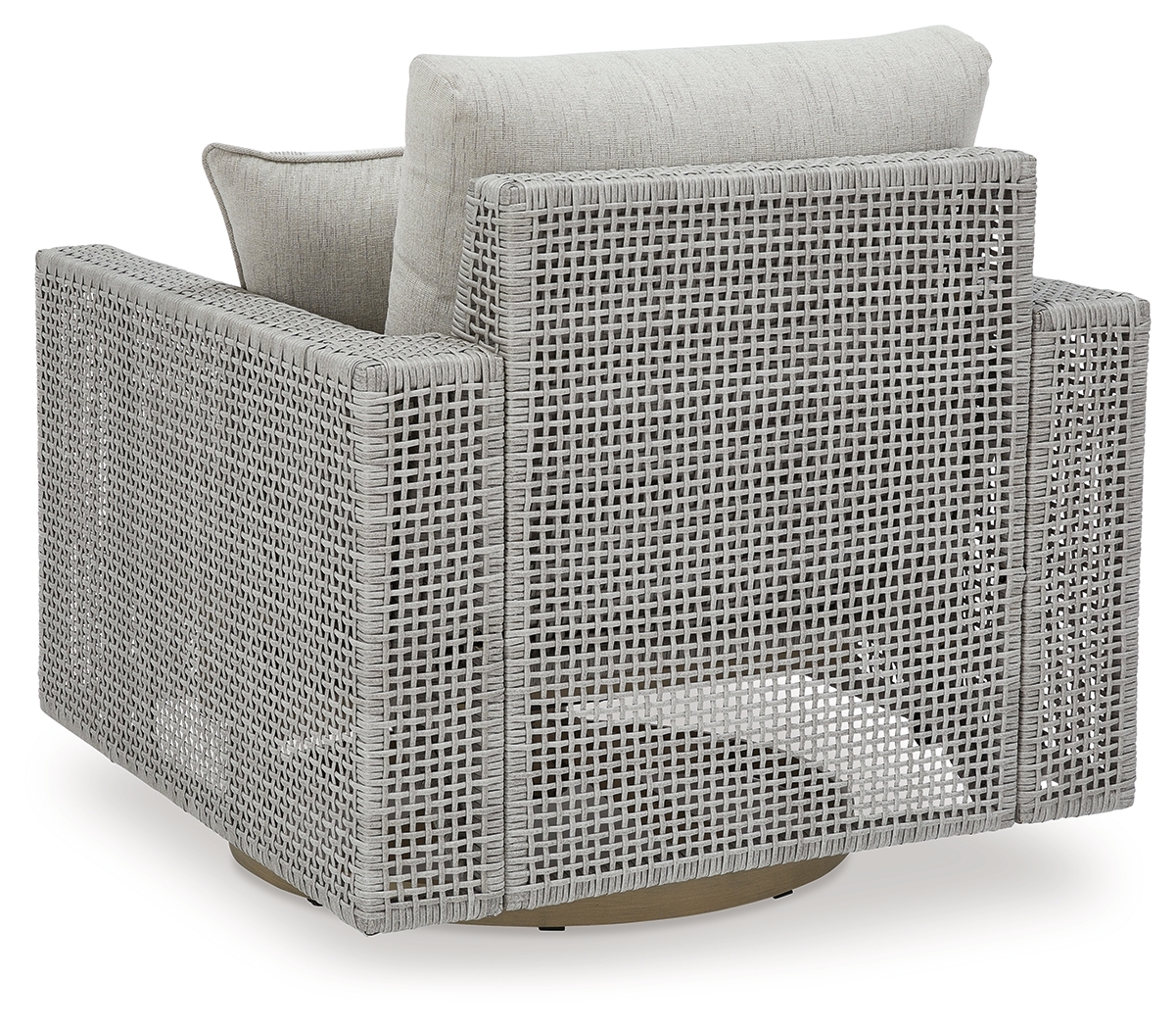 Seton Creek - Swivel Lounge With Cushion - Gray - Image 5