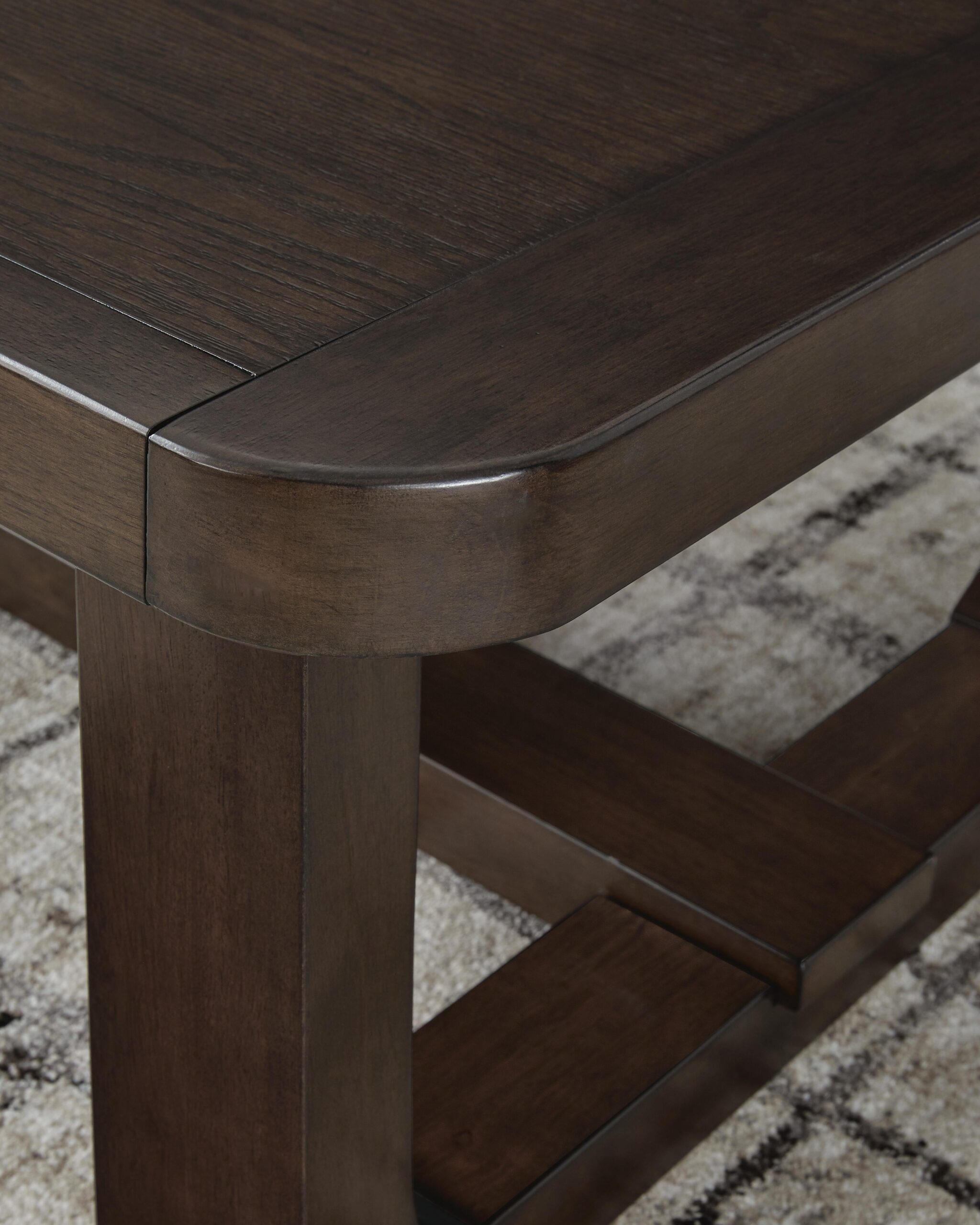 Breckington - Rectangular Cocktail Table - Dark Brown - Image 6