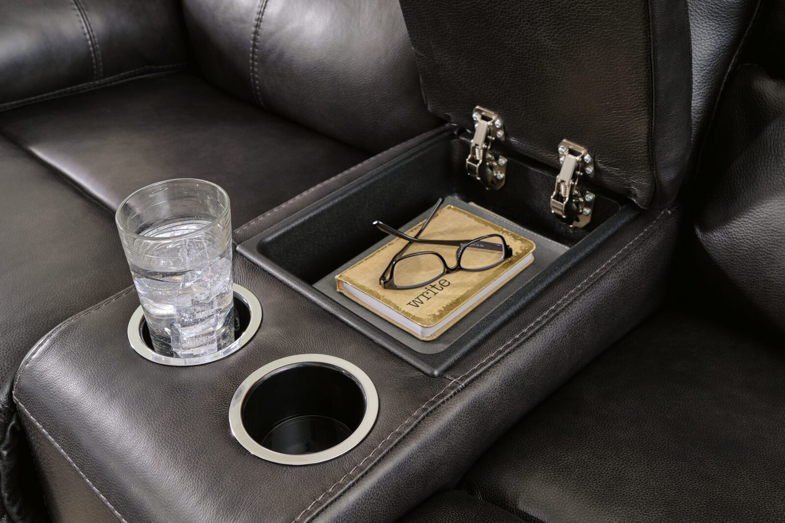 Mountainous - Power Reclining Loveseat With Console /Adj Headrest - Eclipse - Image 8