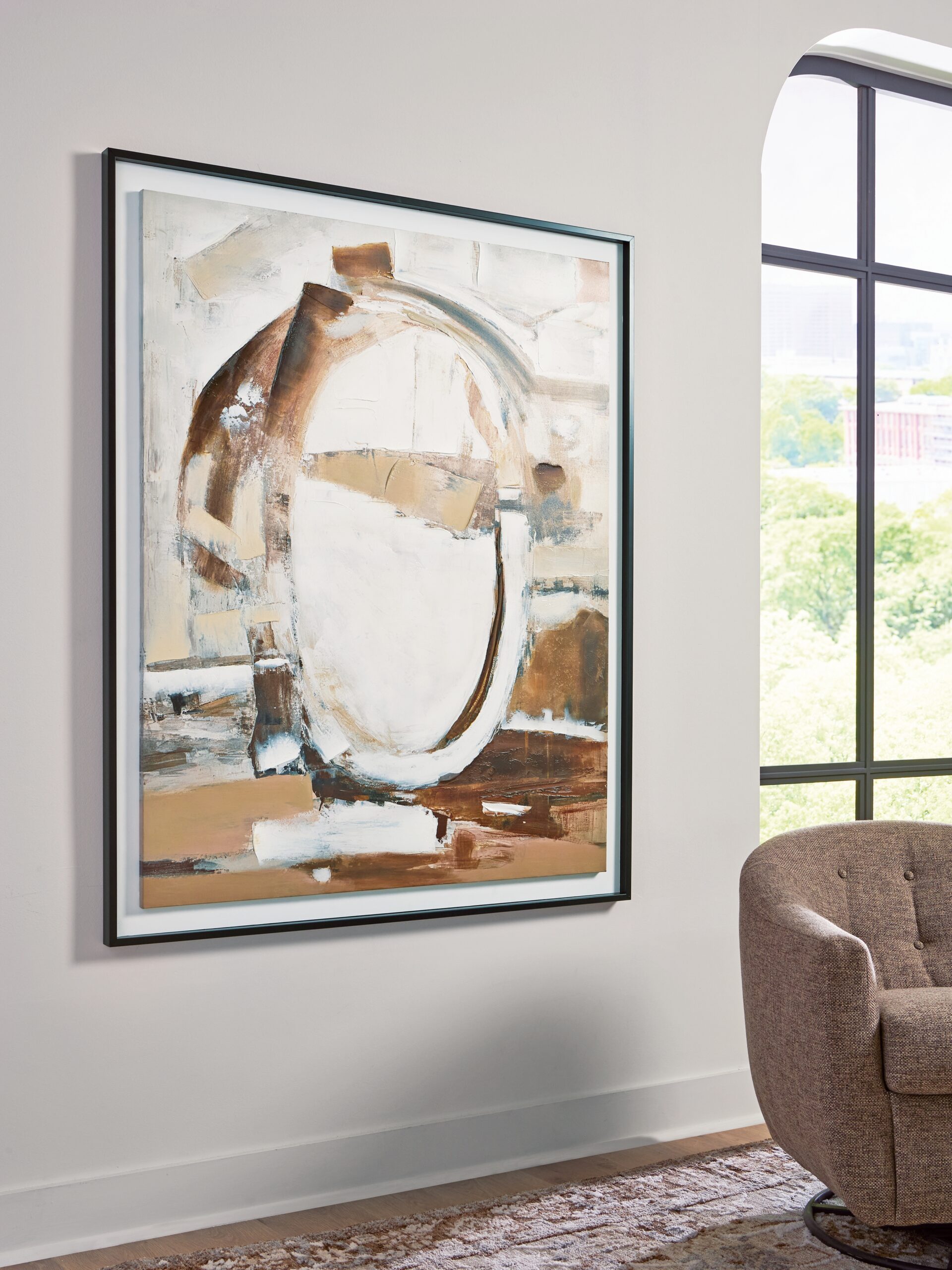 Bradlow - Wall Art - Brown / White / Black - Image 2