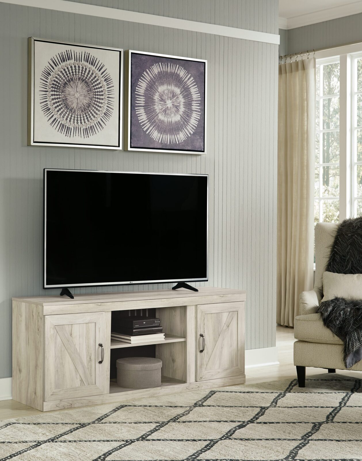 Bellaby - TV Stand W/Fireplace Option - Image 2
