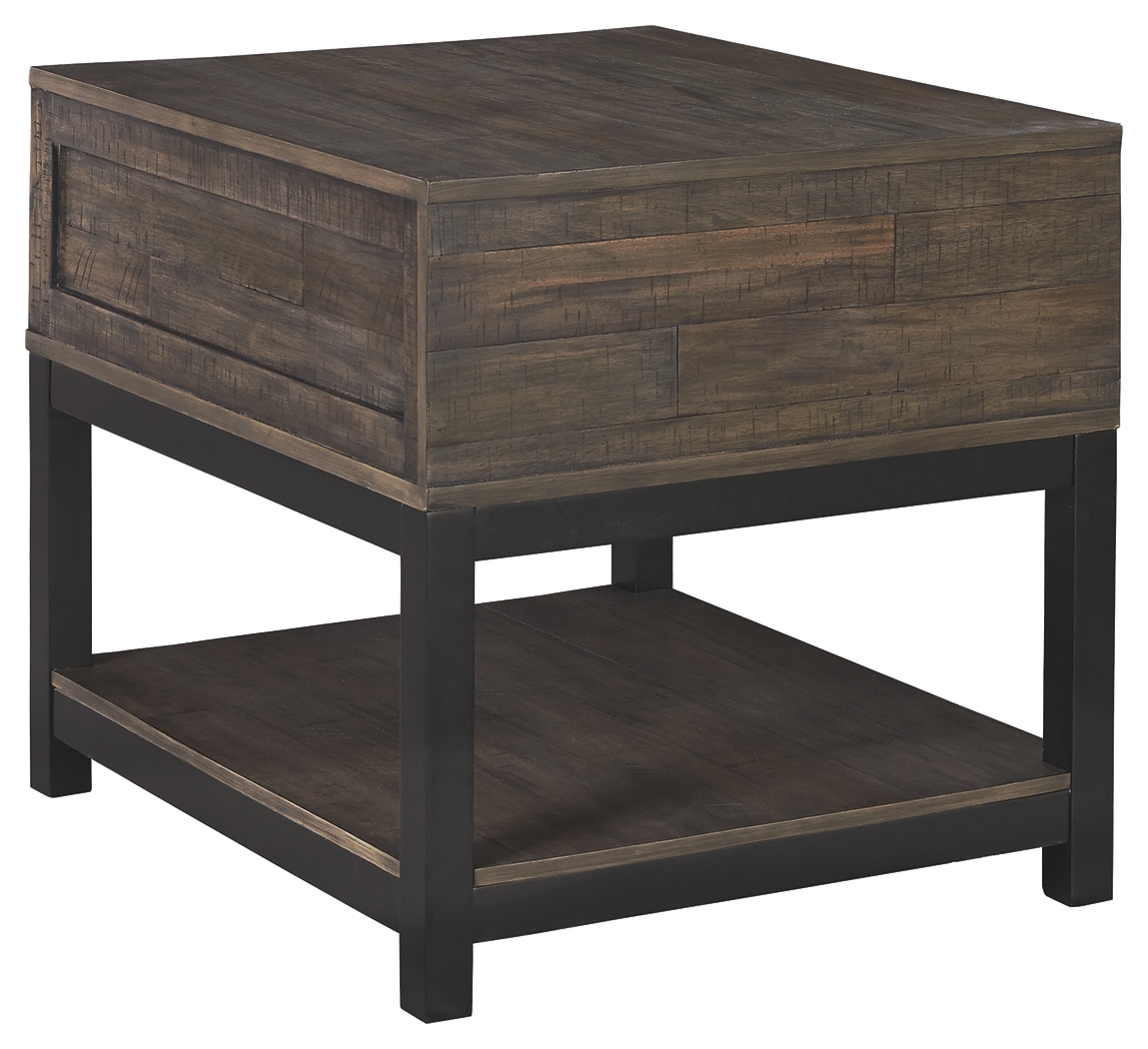 Johurst - Rectangular End Table - Grayish Brown - Image 3