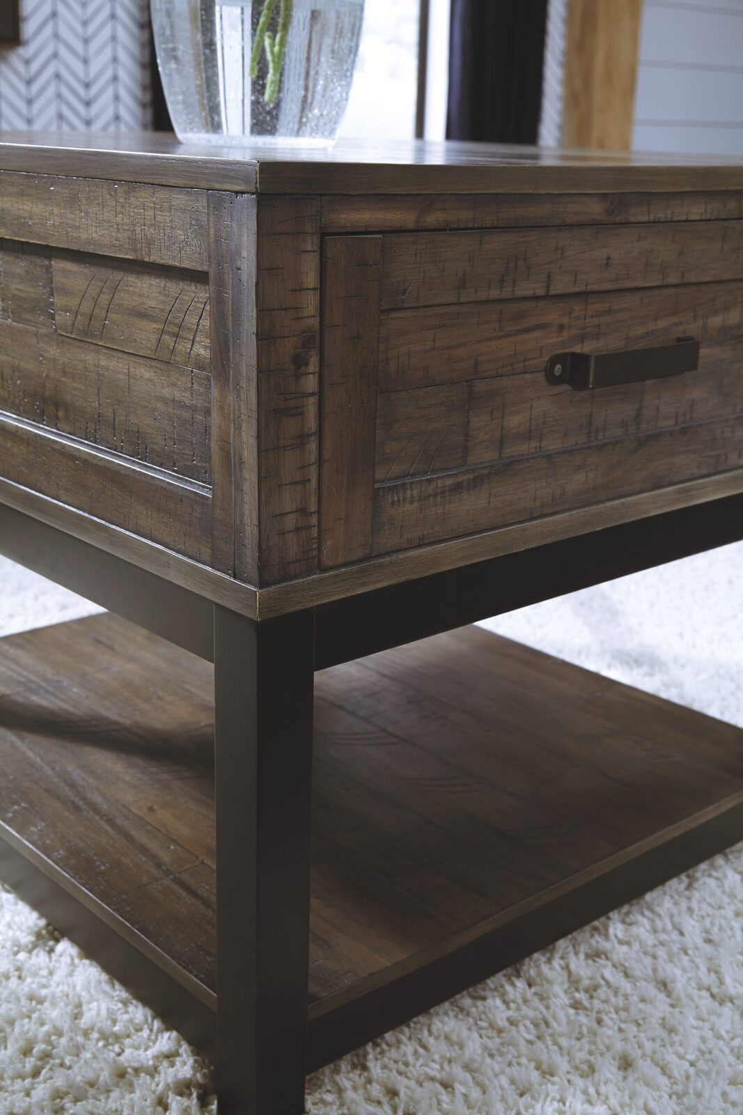 Johurst - Rectangular End Table - Grayish Brown - Image 5