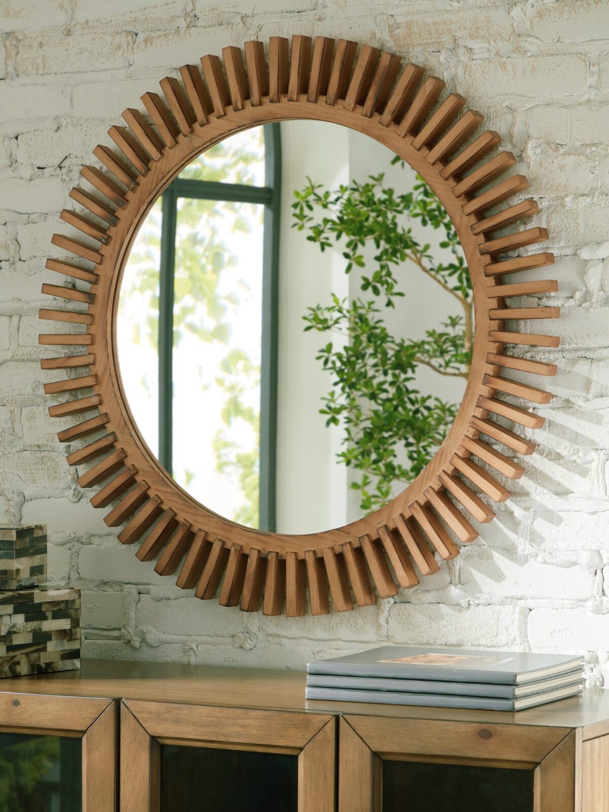 Tedwell - Accent Mirror - Brown - Image 2