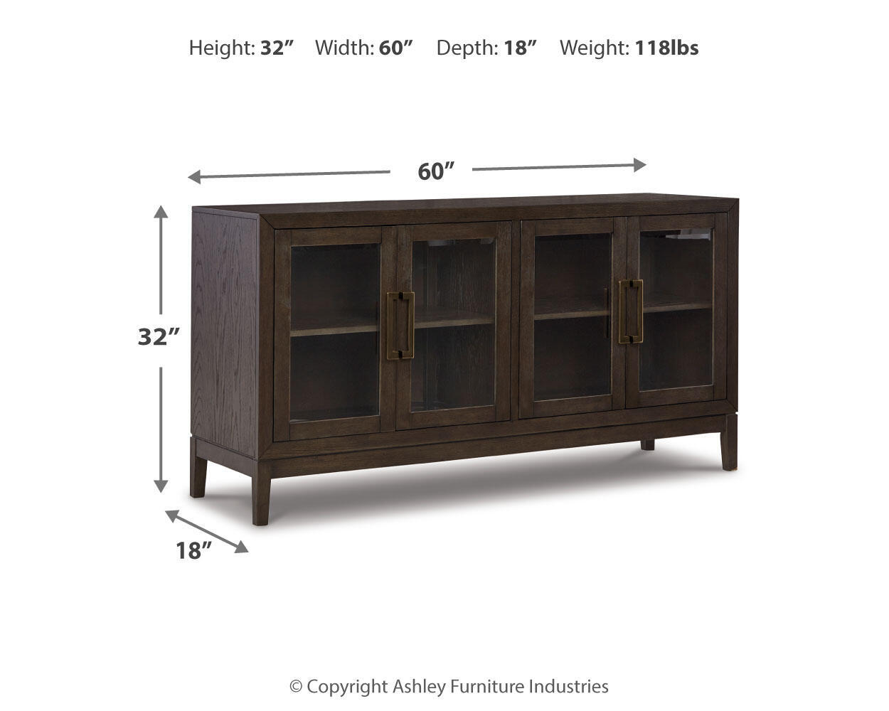 Burkhaus - Dining Room Server - Dark Brown - Image 7