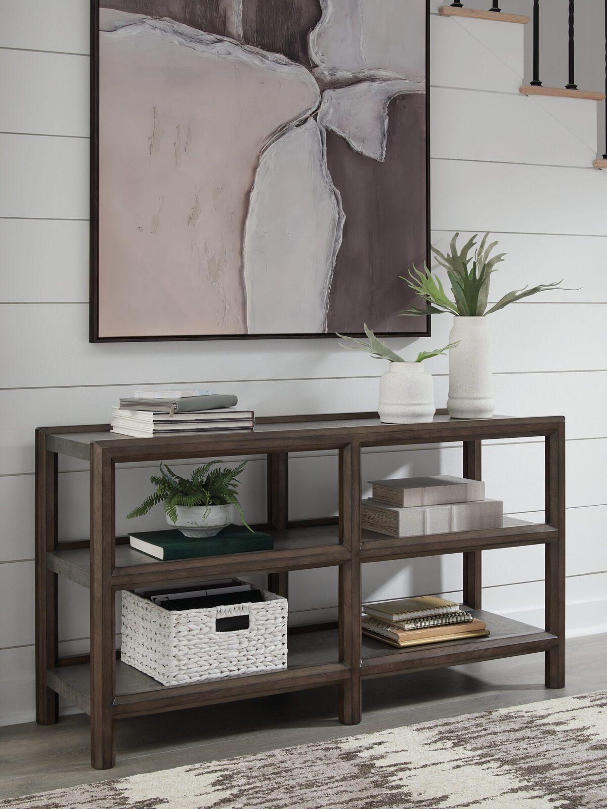 Kallenny - Sofa Table - Brown / Gray - Image 2