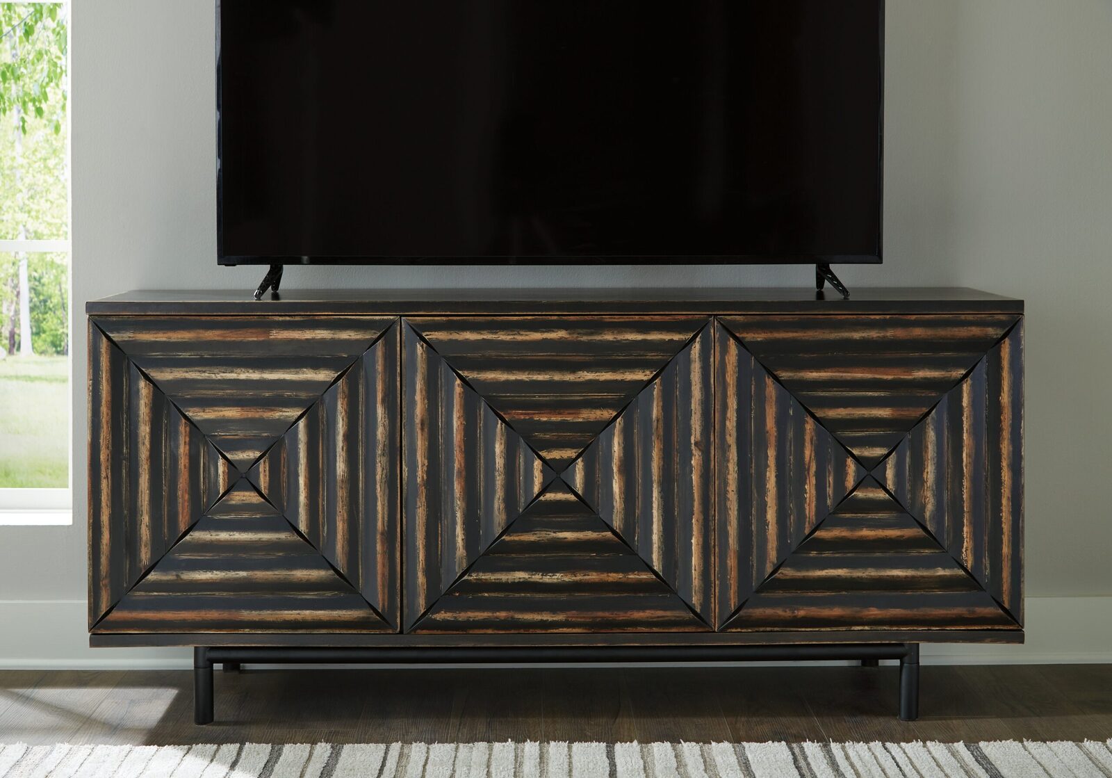 Fair Ridge - Accent Cabinet - Distressed Black - Image 6