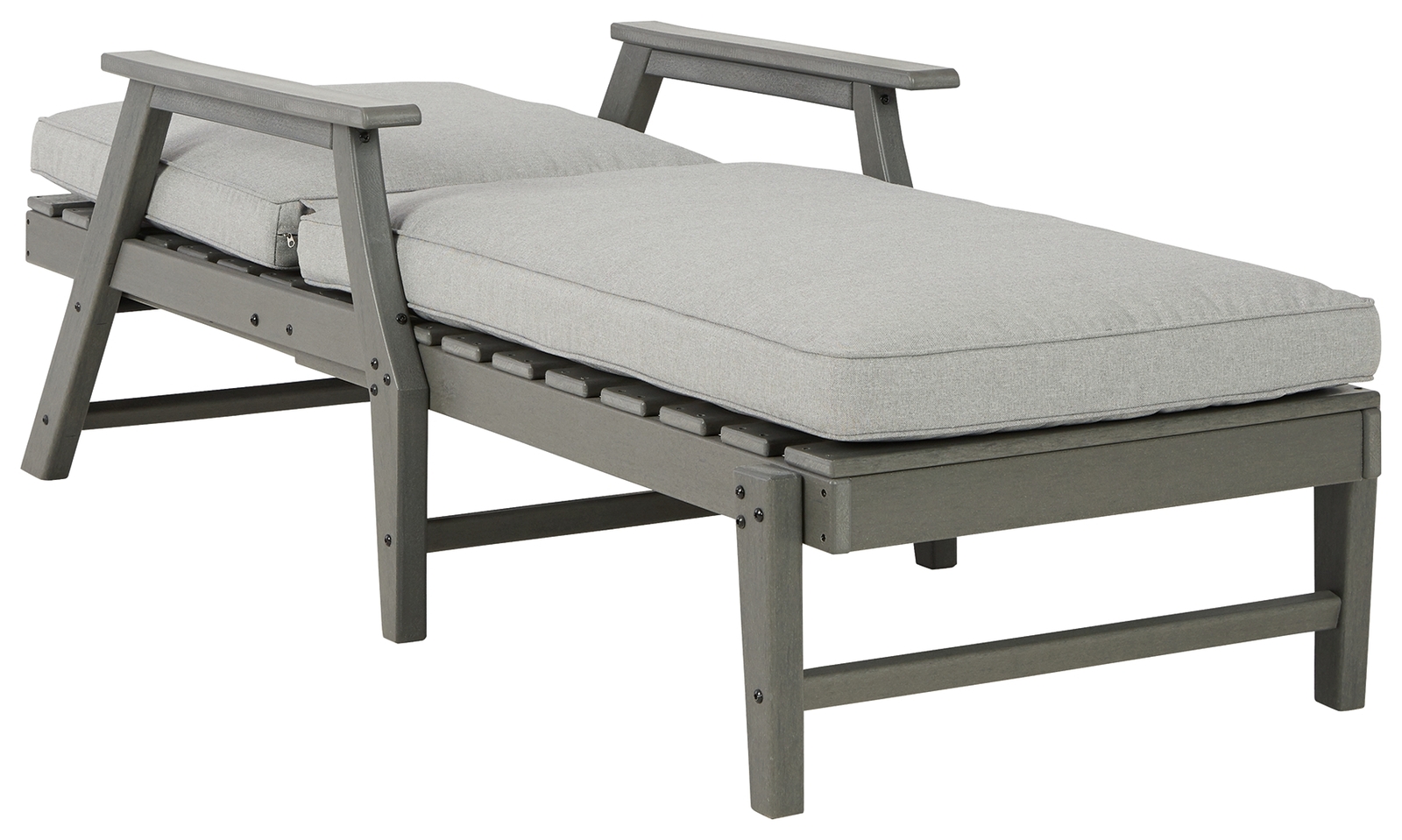 Visola - Chaise Lounge with Cushion - Gray - Image 4